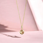 Crystal Pendant Necklace & Earrings Set
