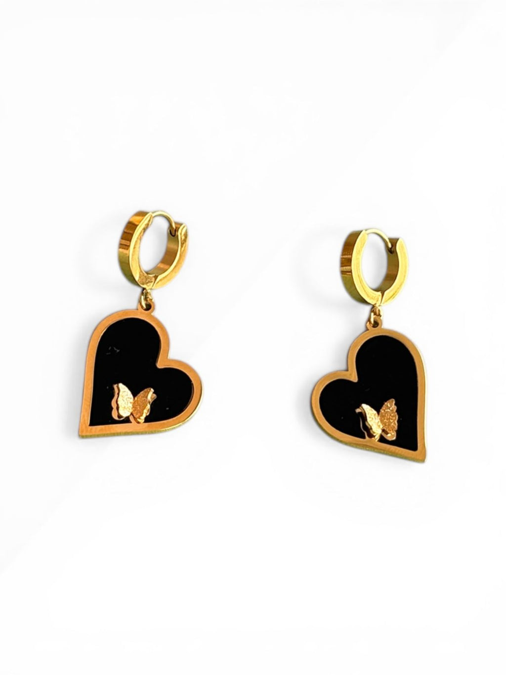 Heart Shape Drop Earrings