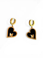 Heart Shape Drop Earrings