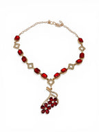 Zar-E-Laal Necklace Set – Bridal Artificial Jewellery for Women | Arveeta