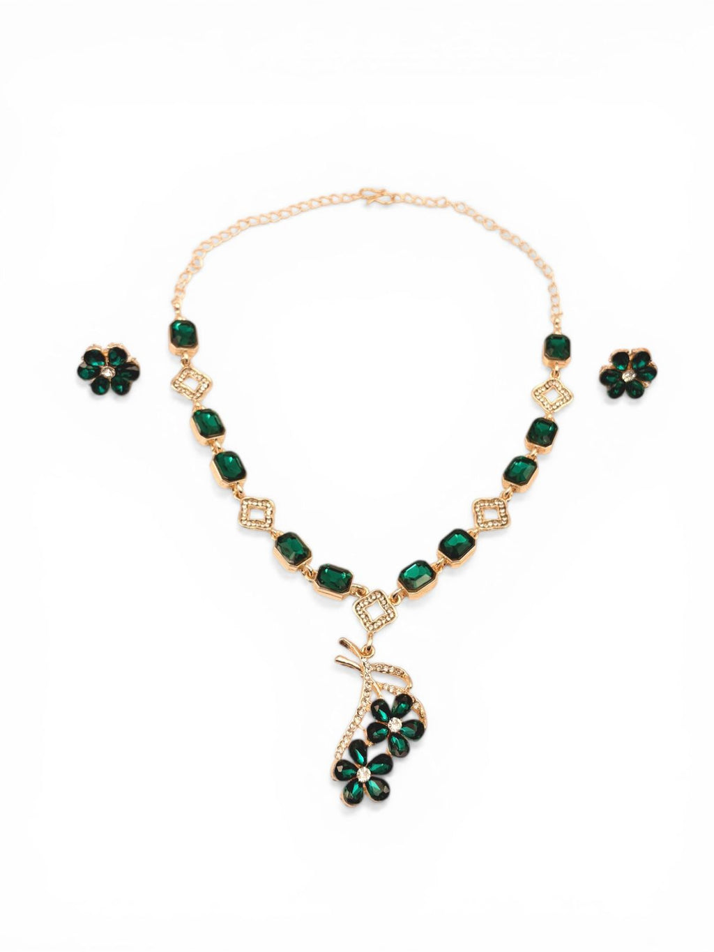 Zarmina Panna Necklace Set of Three Pieces – Artificial Jewellery | Arveeta