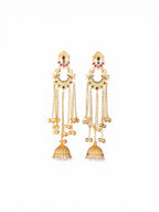 Traditional Jhumka Chandbali Tassel Earrings