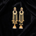 Traditional Jhumka Chandbali Tassel Earrings