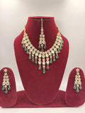 Green Drop Bridal Necklace Set Of Four