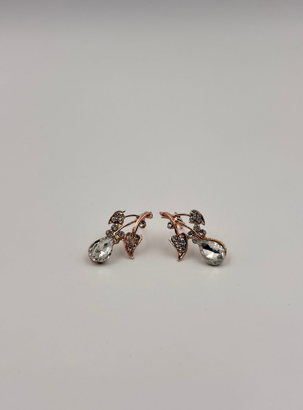 Leaf Drop Pendant Necklace Set for Women