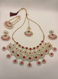 Noor-E-Rajwada Haar Ruby Necklace Set -5 Piece