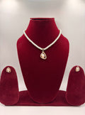 Elegant Pearl Drop Pendant Necklace Set