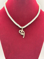 Elegant Pearl Pendant Necklace (Rose Gold Finish)