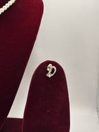 Elegant Pearl Pendant Necklace (Rose Gold Finish)