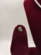 Elegant Pearl Pendant Necklace (Rose Gold Finish)