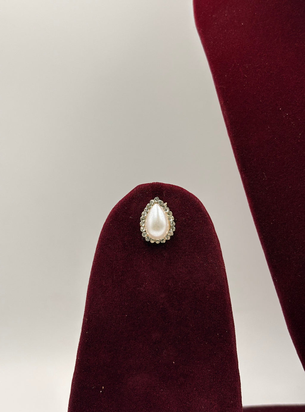 Pearl Teardrop Pendant Necklace Set for Women