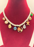 Pearl Ocean Charm Artificial Jewellery Necklace for Women