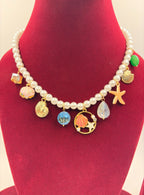 Pearl Ocean Charm Artificial Jewellery Necklace for Women