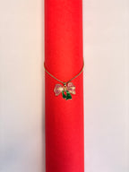 Bow Pendant Necklace & Earrings Set