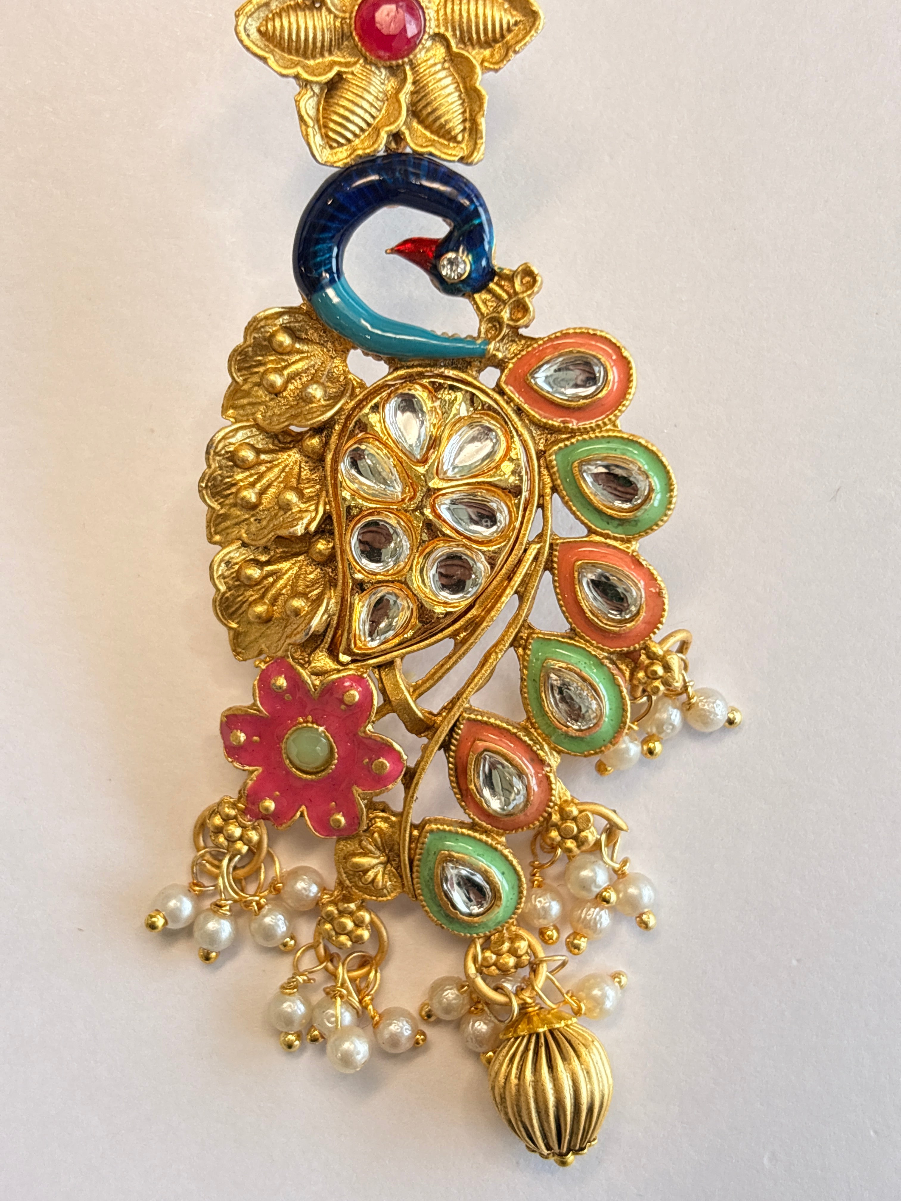 Peacock Design Traditional Earrings
