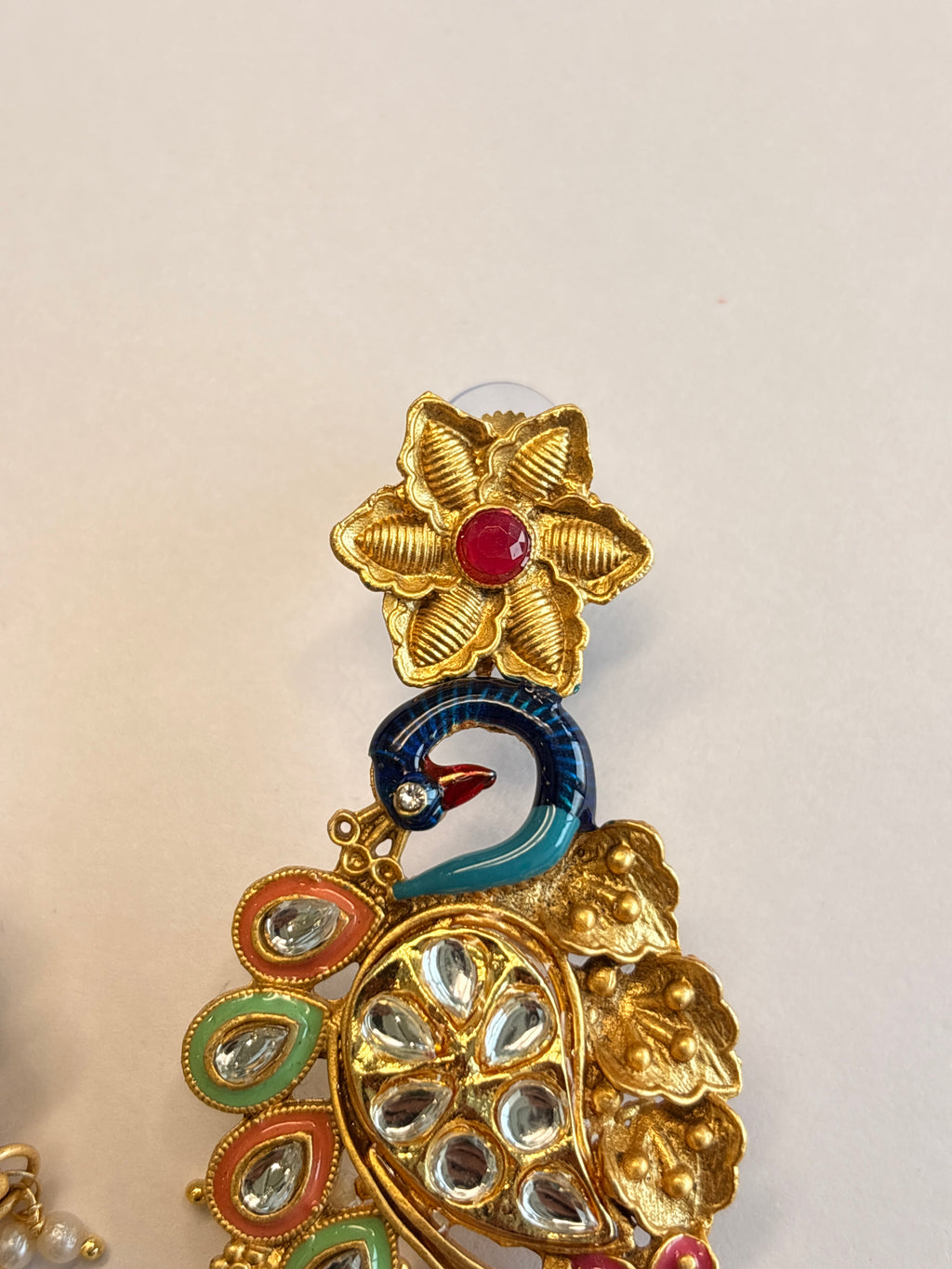 Peacock Design Traditional Earrings