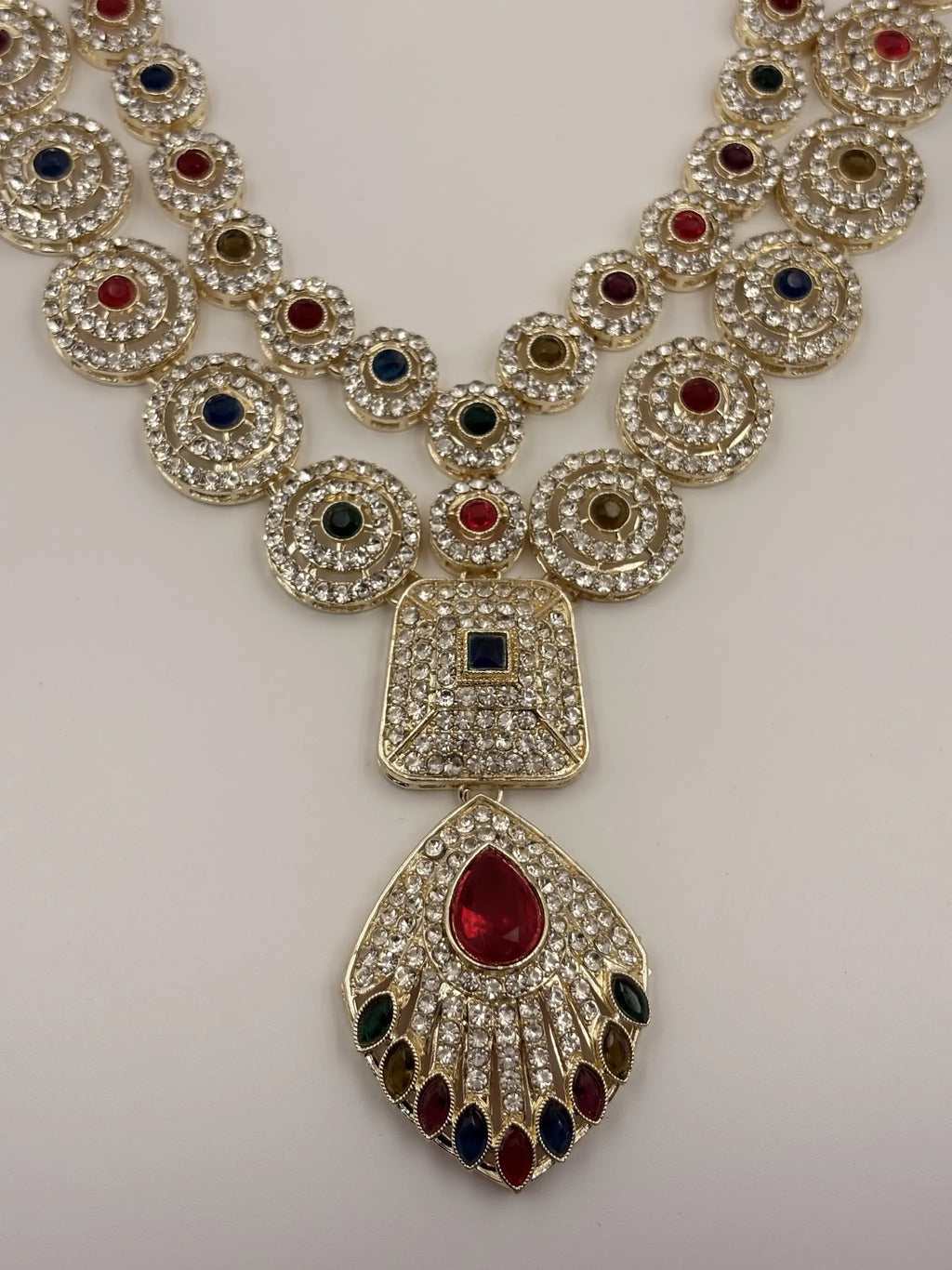 Multicolor Bridal Necklace Set