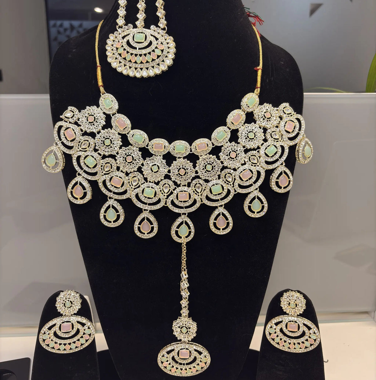 Noor-e-Zar Jhoomar Haar Bridal Artificial Jewellery for Women