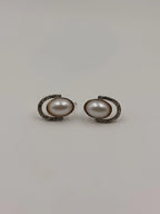 Pearl Necklace with Floral Pendant Set