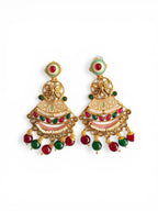 Traditional Kundan Chandbali Earrings