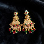 Traditional Kundan Chandbali Earrings