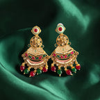 Traditional Kundan Chandbali Earrings