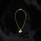 Elegant Double Heart Gold Pendant Necklace – Fashion Jewellery for Women