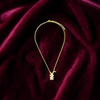 Cute Teddy Bear Pendant Necklace – Artificial Jewellery for Women