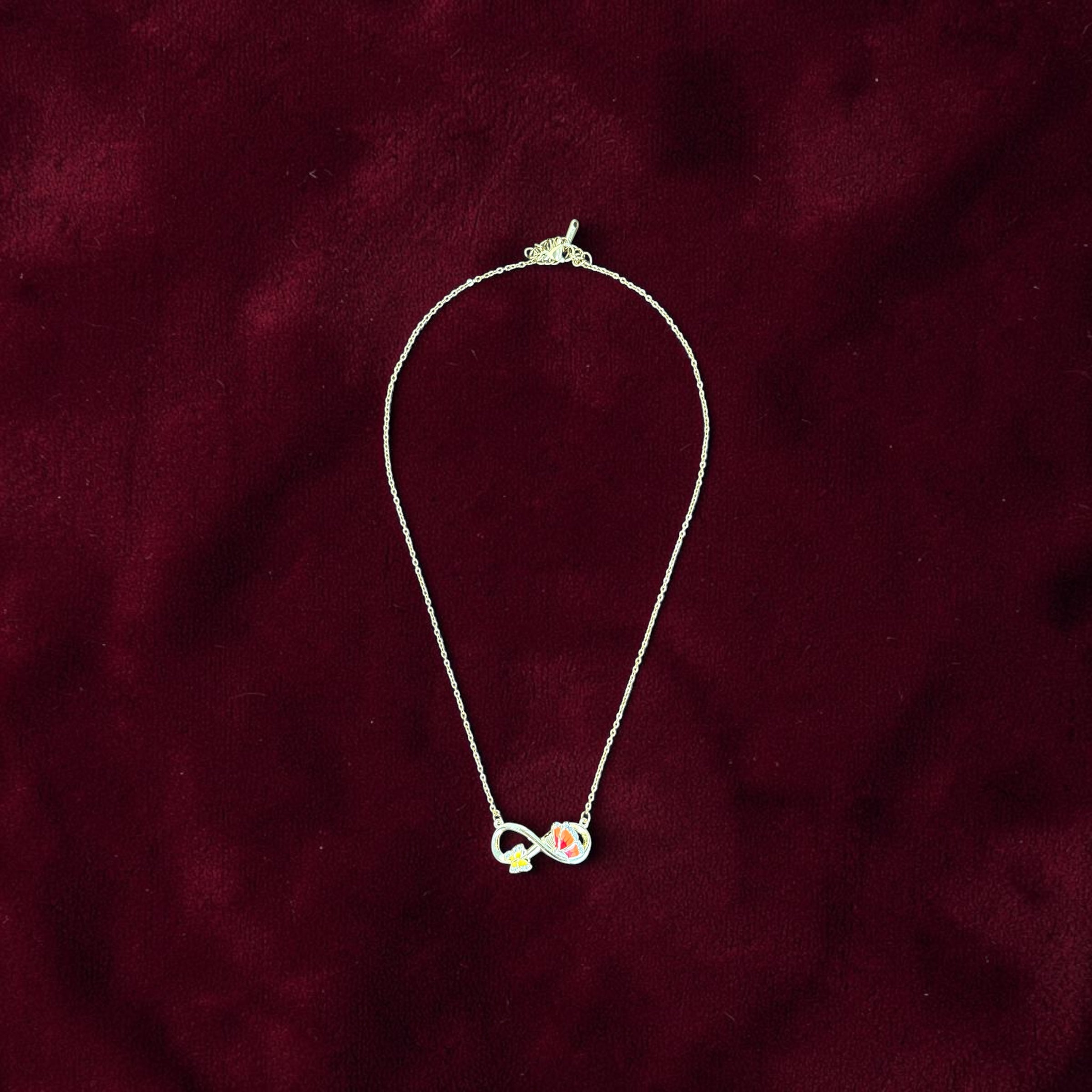 Infinity Butterfly Gold Pendant Necklace – Fashion Jewellery for Women