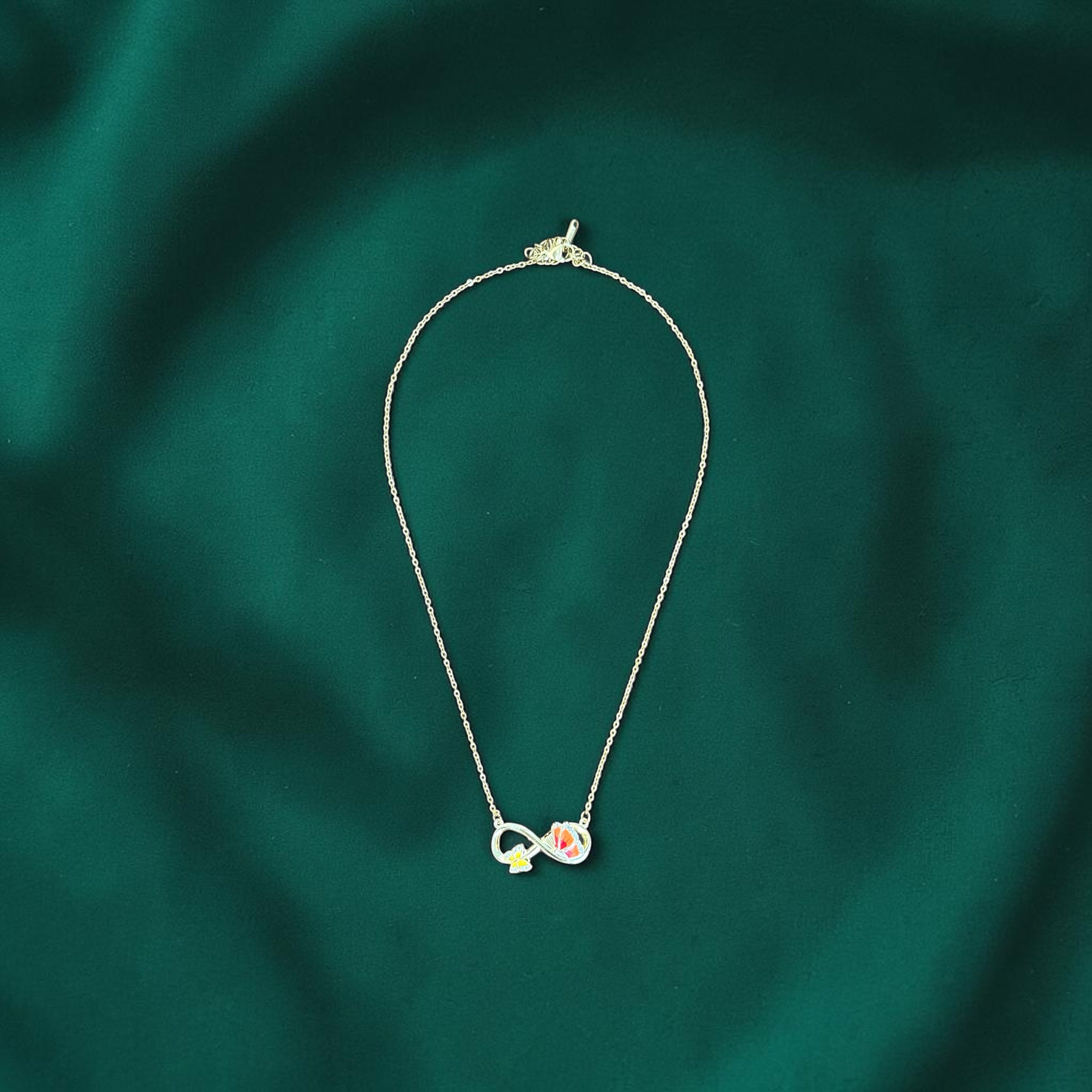 Infinity Butterfly Gold Pendant Necklace – Fashion Jewellery for Women