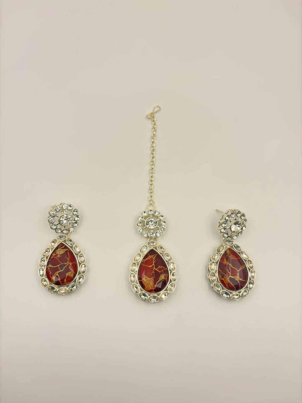 Raktima Pushp Necklace Set -4 piece