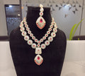 Rudrani Kundan Bridal Haar Necklace Set- 4 piece