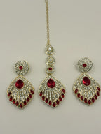Rudrani Kundan Bridal Haar Necklace Set- 4 piece