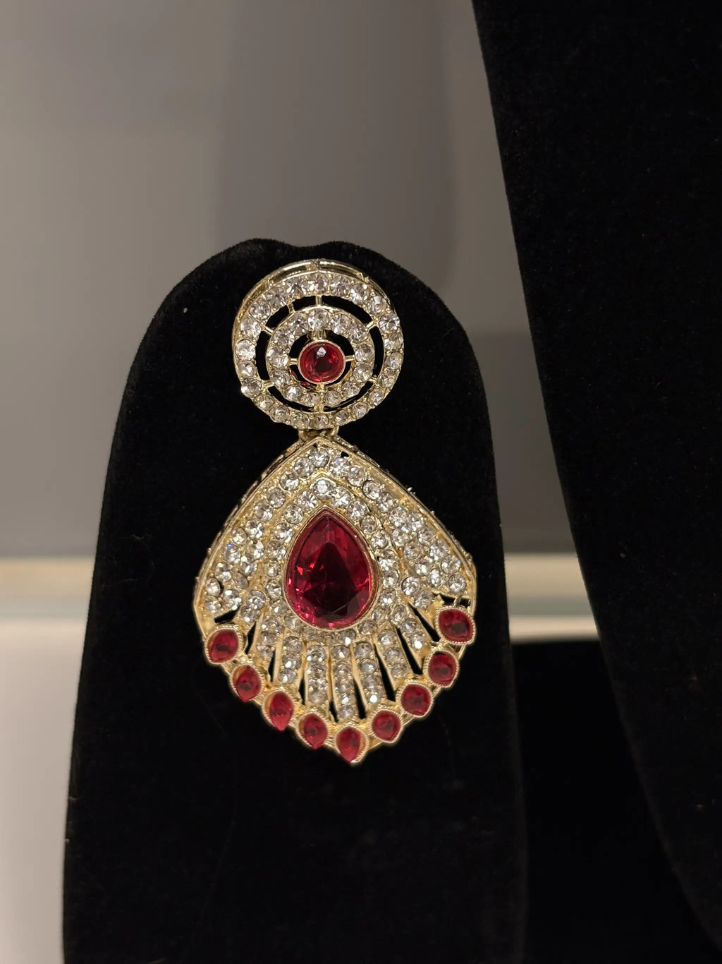 Rudrani Kundan Bridal Haar Necklace Set- 4 piece