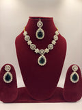 Teardrop Stone Necklace Set