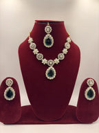 Teardrop Stone Necklace Set