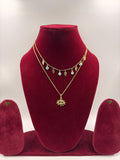 Layered Evil Eye Pendant Artificial Jewellery Necklace for Women